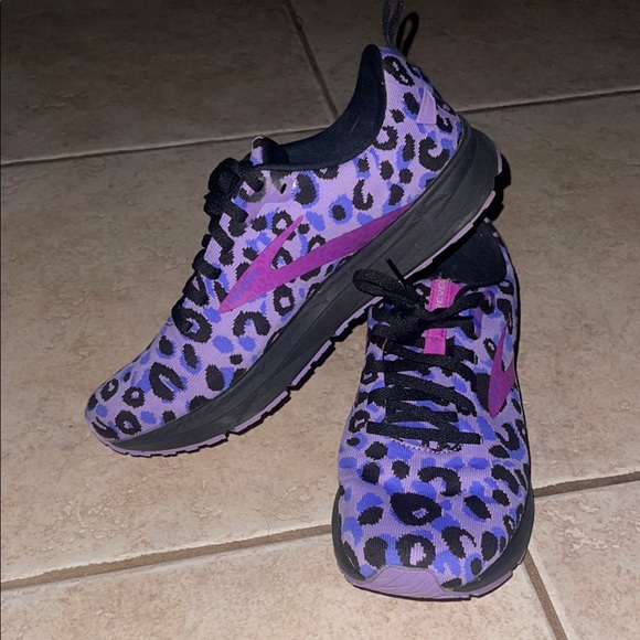 Brooks Purple and Black Athletic Shoes - Picture 2 of 3